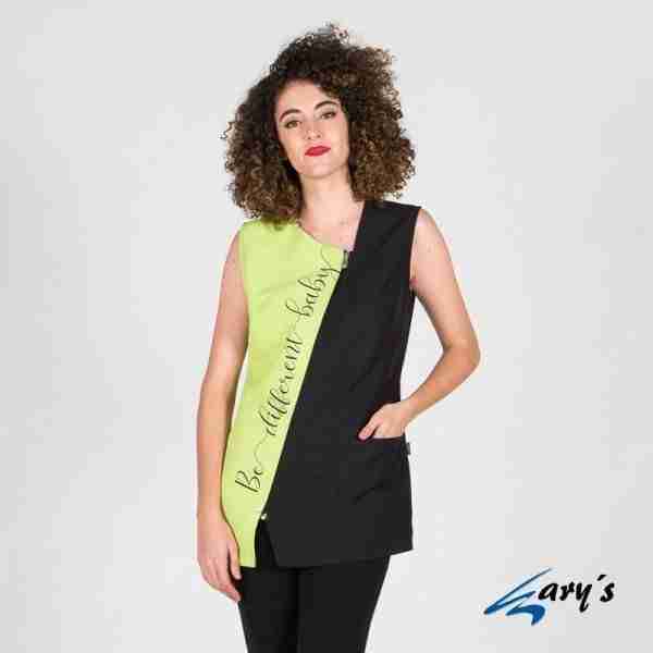 Blusa sra. sin manga combinada