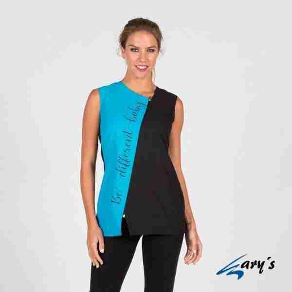 Blusa sra. sin manga combinada
