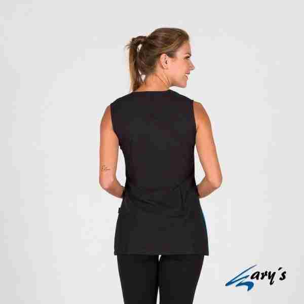 Blusa sra. sin manga combinada