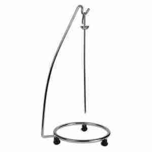 Soporte para brochetas acero inox.