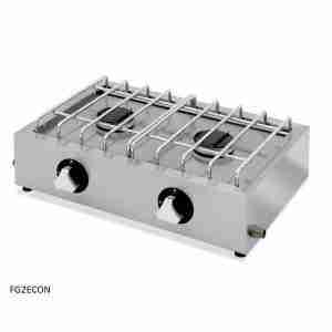 FG2ECON Cocina a gas sobremesa 2 fuegos