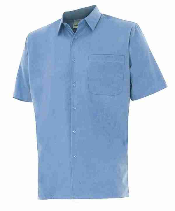 Camisa caballero manga corta 1 bolsillo