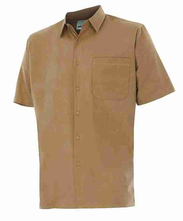 Camisa caballero manga corta 1 bolsillo