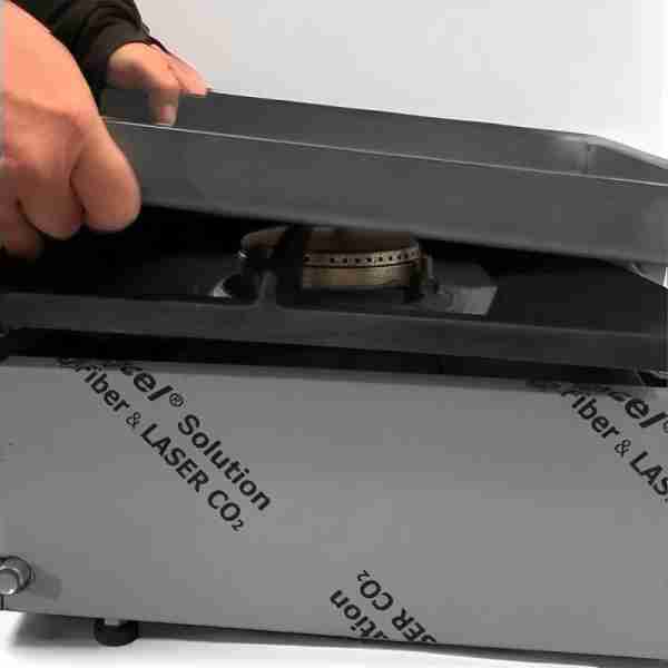 PLANCHA GAS CROMO DURO MAISER 40x40cm - Imagen 5
