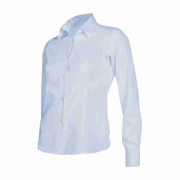 Camisa señora manga larga entallada - Imagen 4