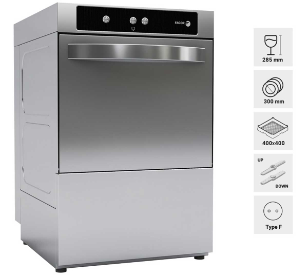 LAVAVASOS FAGOR WGC-400 CESTA 40x40cm - Imagen 3