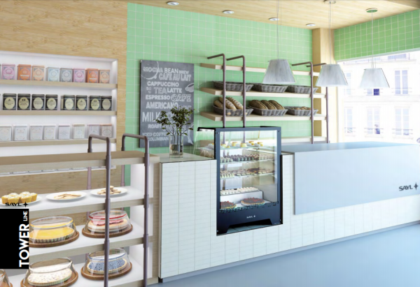 Mod. Tower. Vitrina expositora refrigerada.