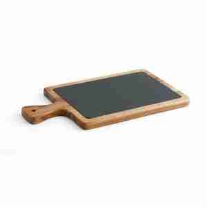 Tabla + bandeja pizarra 34x18cm
