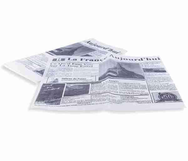 Papel Times antigrasa 31x31cm. (1000 unidades)