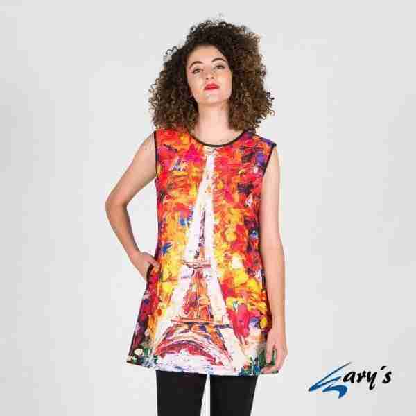 Casaca estampada Mod. Tulipán.