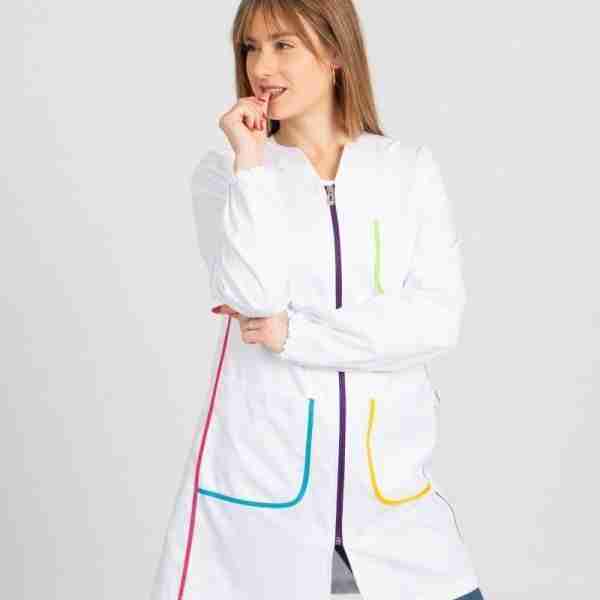 Bata mujer bies colores
