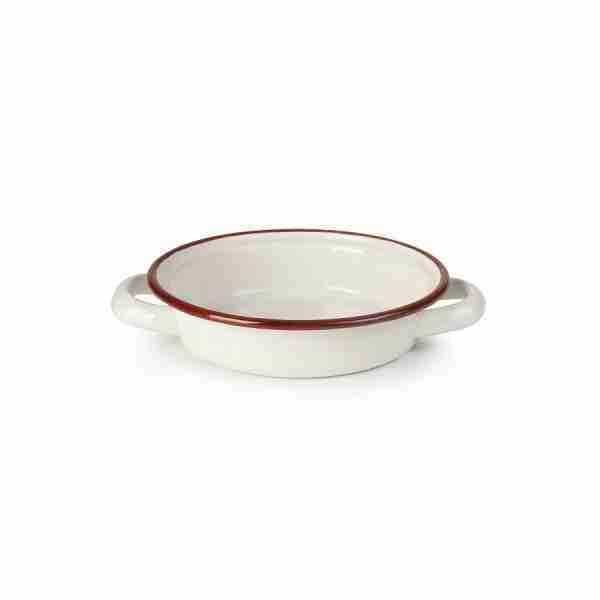 Plato huevo acero esmaltado. - Imagen 2