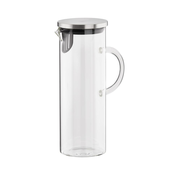 Jarra cristal 1.5 litros con tapa acero inoxidable. - Imagen 2