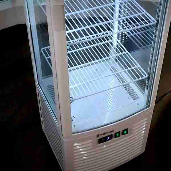 VITRINA VERTICAL REFRIGERADA 4 CARAS CRISTAL 1´80 m. H - Imagen 4