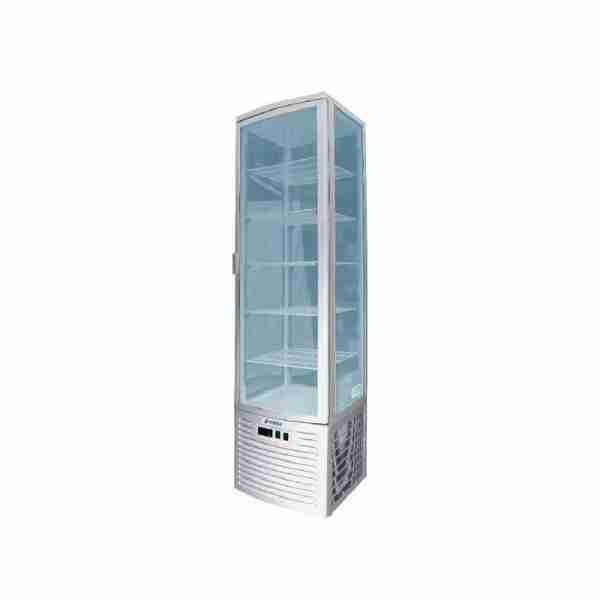 VITRINA VERTICAL REFRIGERADA 4 CARAS CRISTAL 1´80 m. H
