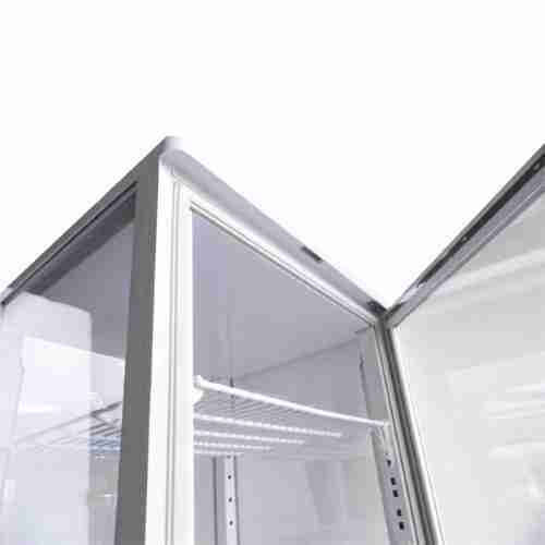 VITRINA EXPOSITORA REFRIGERADA EDENOX 4 CARAS CRISTAL 1m. H - Imagen 3