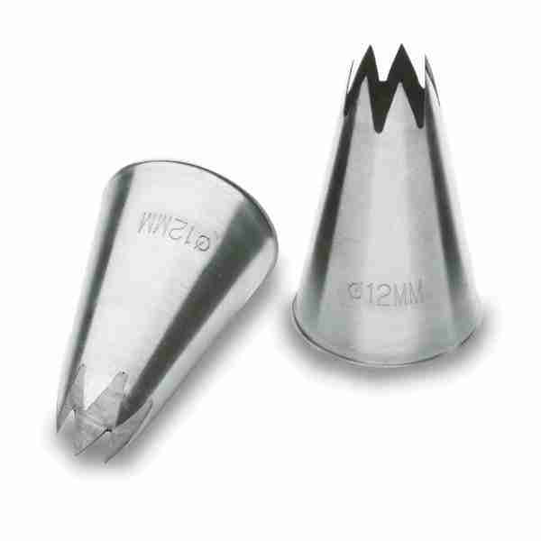 Boquilla estrella acero inox.