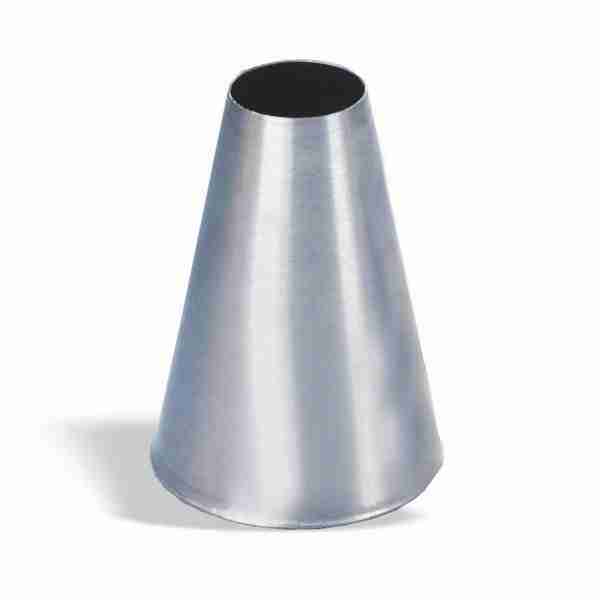 Boquilla redonda acero inox.