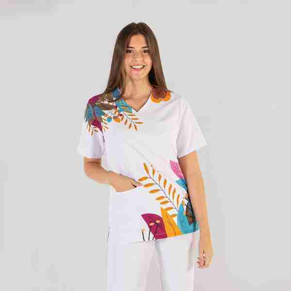 Casaca sanitario estampada microfibra. - Imagen 39