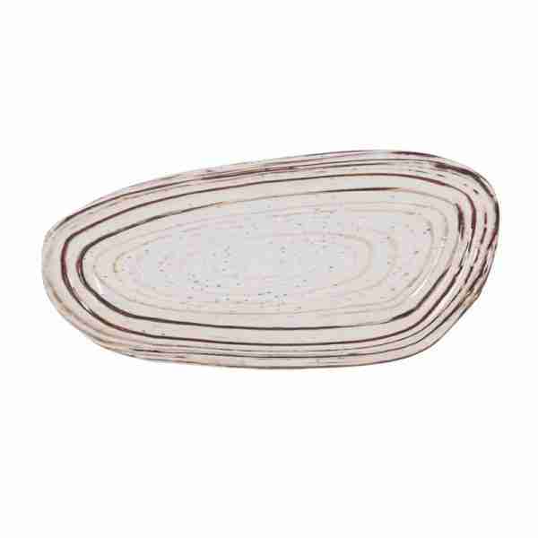 Bandeja melamina rectangular 36cm Antigo Tivoli.