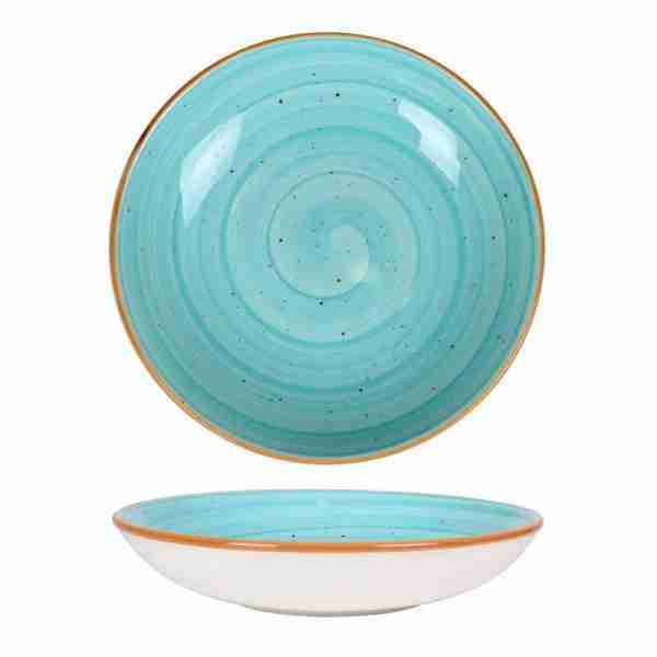 Plato hondo 23cm Bonna Gourmet Aqua.