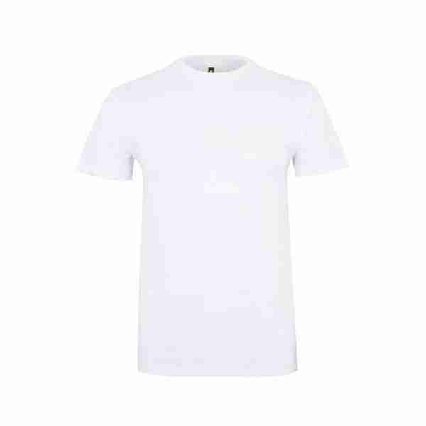 Camiseta blanca caballero manga corta mod.Melbourne