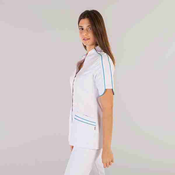 Chaqueta sanitaria microfibra colores Mod.Arancha - Imagen 4