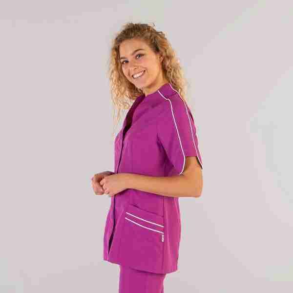 Chaqueta sanitaria microfibra colores Mod.Arancha - Imagen 6