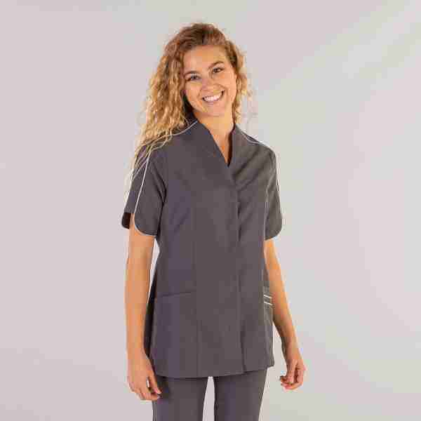 Chaqueta sanitaria microfibra colores Mod.Arancha - Imagen 7