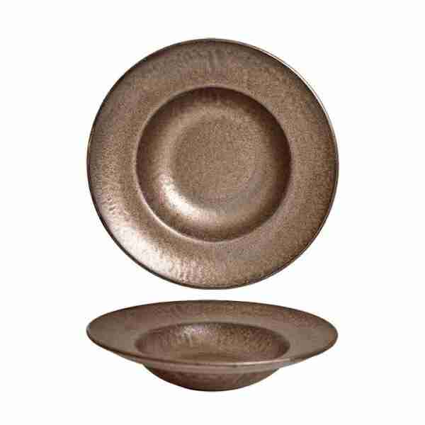 Plato pasta 28cm Gordion Bronce.