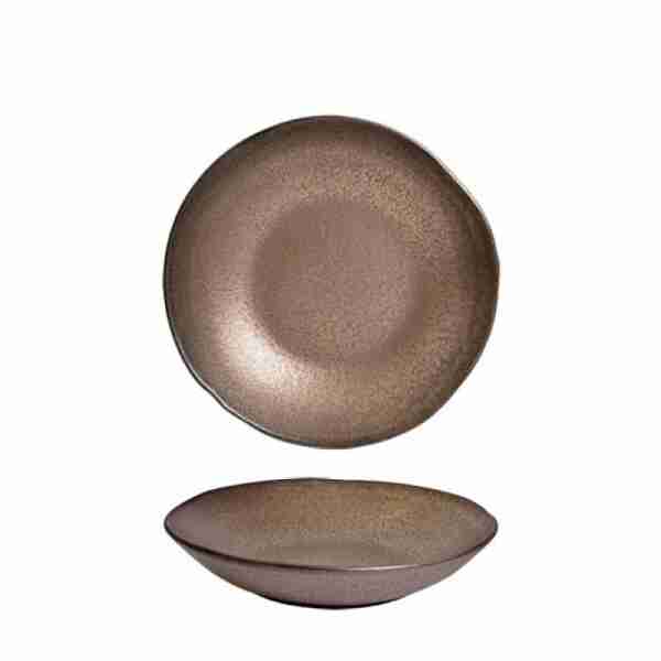 Plato hondo 23cm Gordion Bronce.