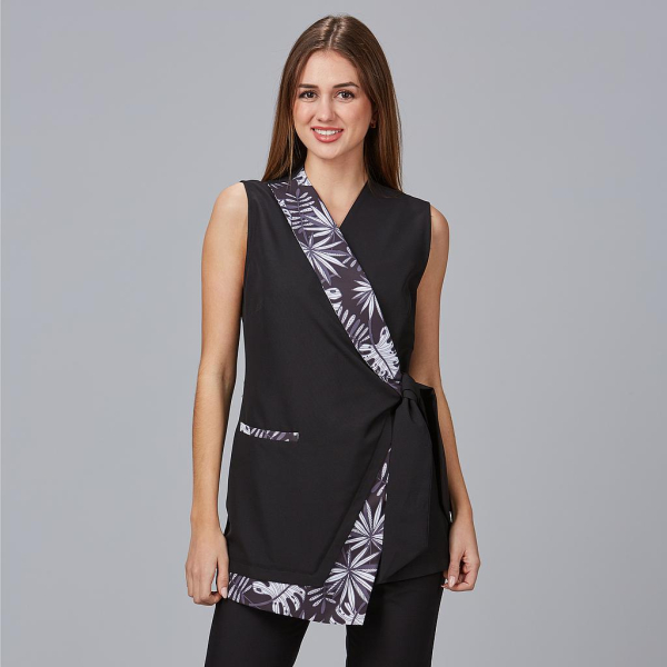 Blusa mujer cuello smoking
