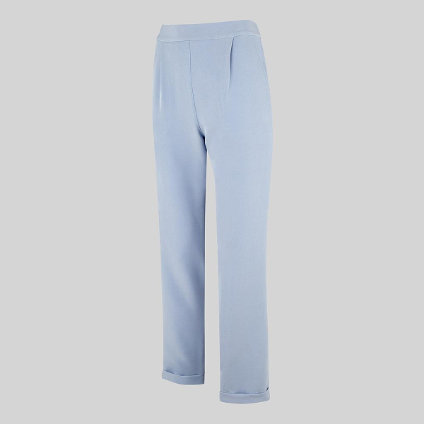 Pantalon mujer bajo vuelto