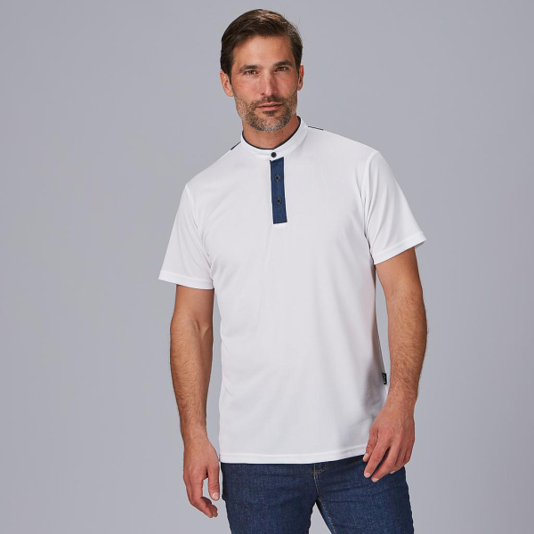Polo hombre cuello mao - Imagen 2