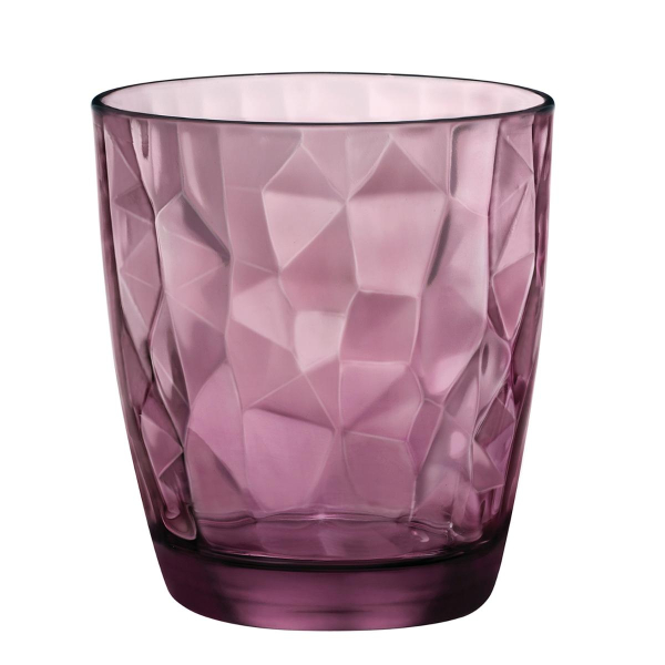 Vaso bajo Diamond 39cl morado