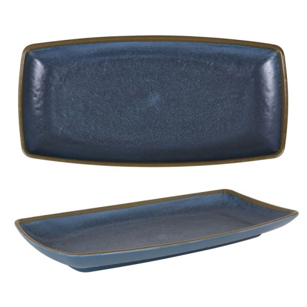 Bandeja melamina 29x14cm Axarquia azul