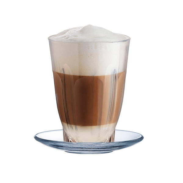 Plato mug vidrio 14cm Arcadie. - Imagen 2