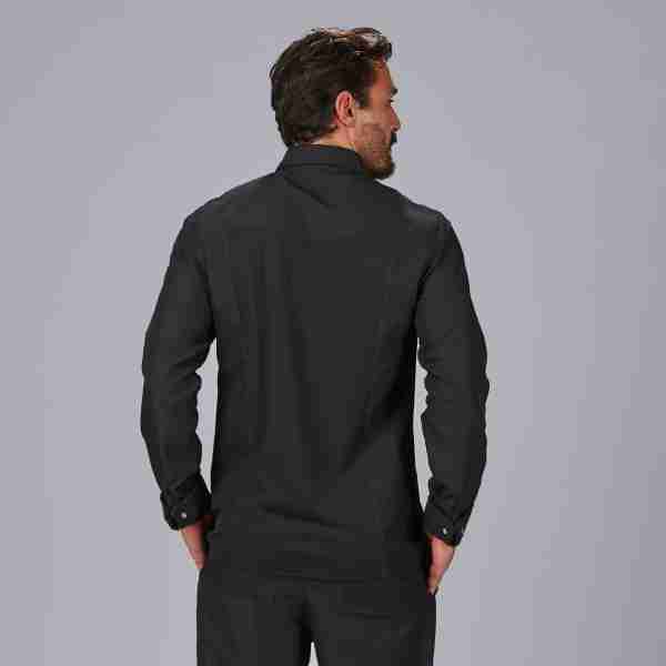 Chaqueta cocinero cuello italiano - Imagen 2