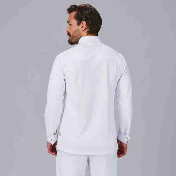Chaqueta cocinero cuello italiano - Imagen 3