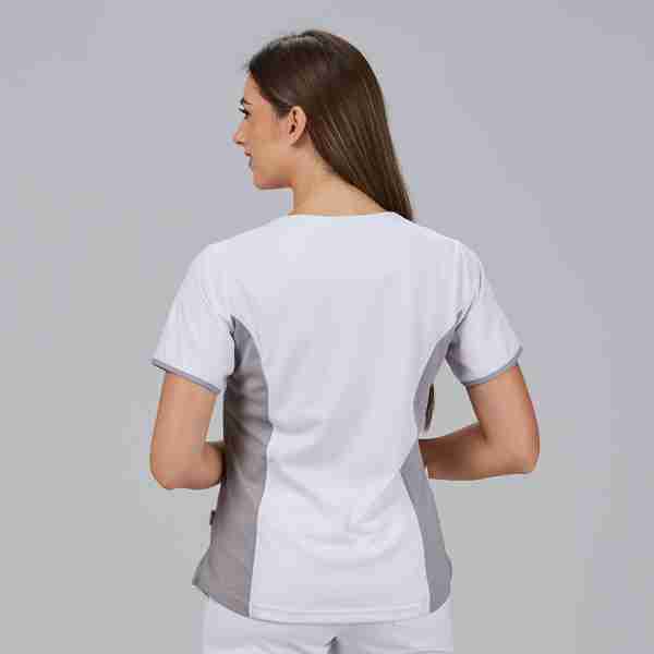 Blusa mujer combinada microfibra - Imagen 3