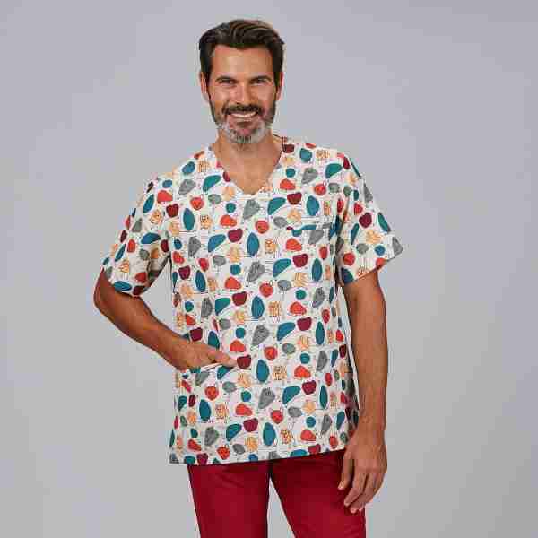 Blusa unisex estampada microfibra - Imagen 10