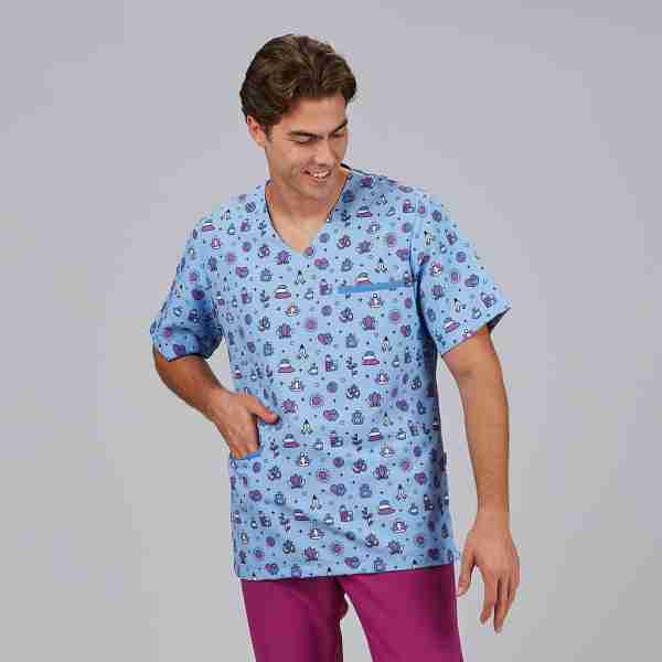 Blusa unisex estampada microfibra - Imagen 3