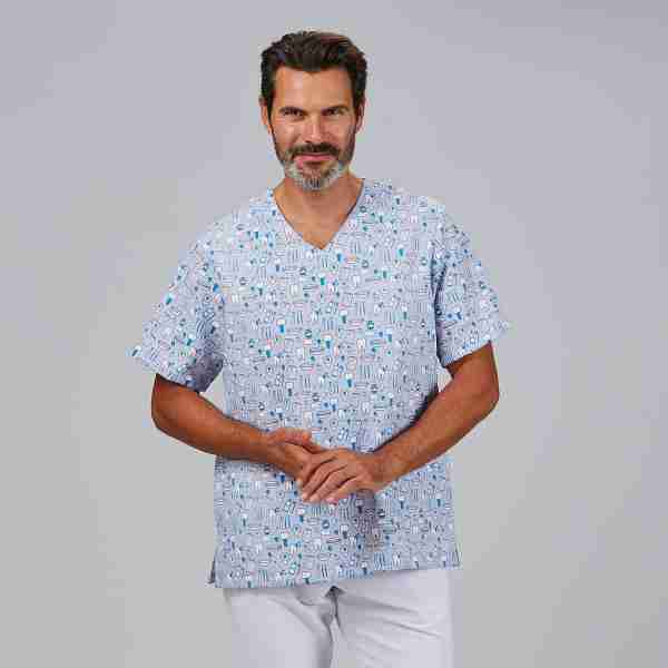 Blusa unisex estampada microfibra - Imagen 4