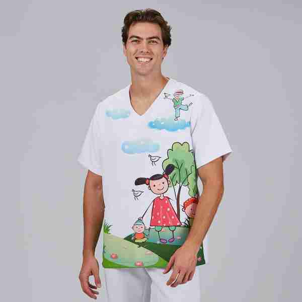 Blusa unisex estampada microfibra - Imagen 14