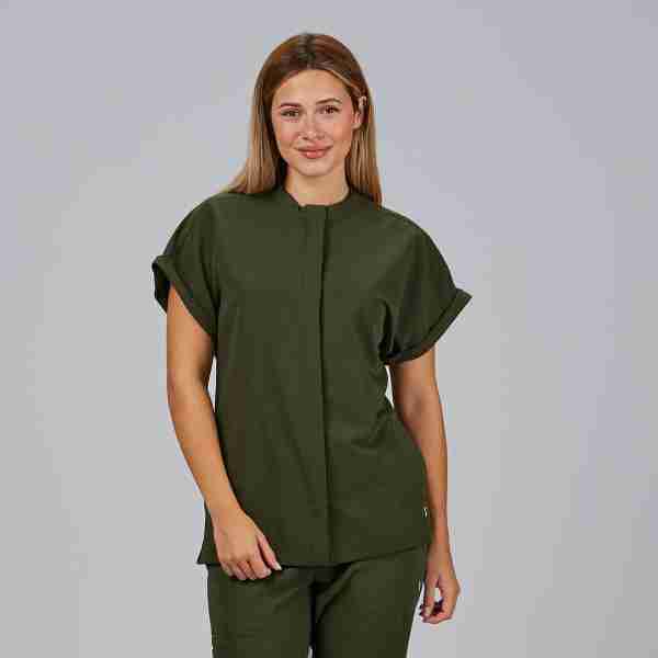 Blusa mujer abierta botones