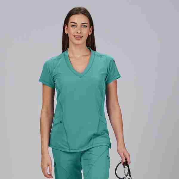 Blusa mujer cuello canale