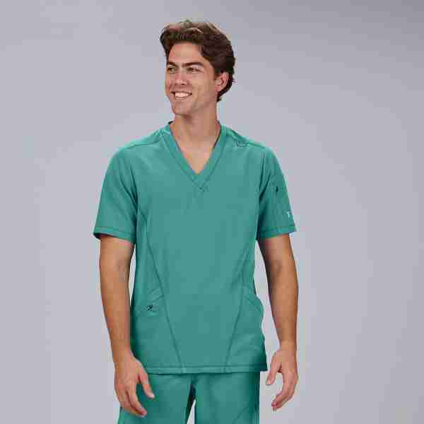 Blusa hombre cuello canale