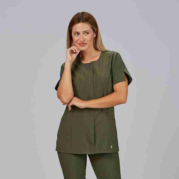 Blusa mujer escote caja microfibra - Imagen 2