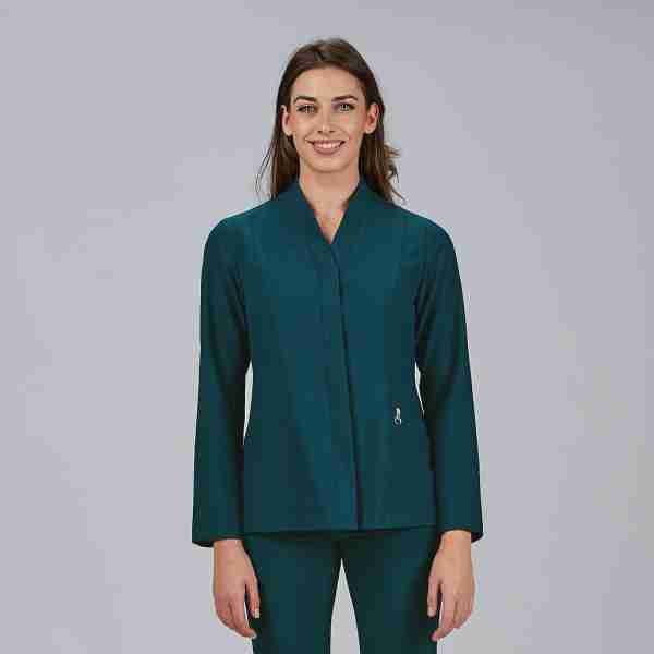 Blusa mujer m/l botón oculto microfibra - Imagen 3