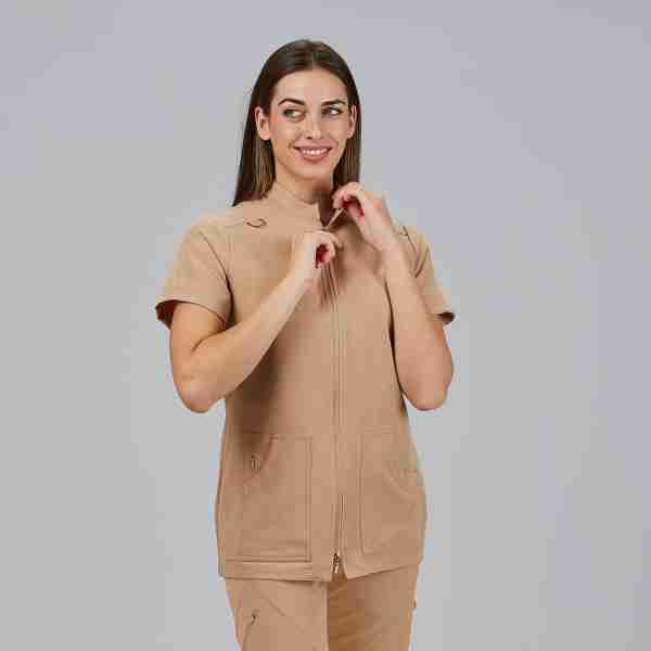 Blusa mujer abierta cremallera - Imagen 2